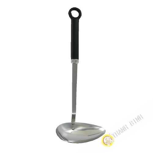 Ladle oval spout stainless steel 5,5x9,5x22cm KOHBEC Japan