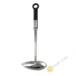 Ladle oval spout stainless steel 5,5x9,5x22cm KOHBEC Japan