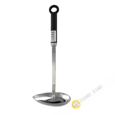 Louche ovale bec verseur inox 5,5x9,5x22cm KOHBEC Japon