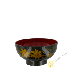 Bol à soupe plastique laqué 11,5xH5,5cm KOHBEC Japon