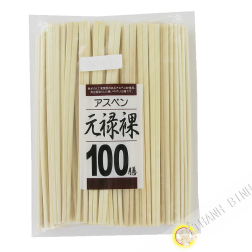 Bacchetta jettable in legno 20cm, lotto di 100 coppie KOHBEC Cina