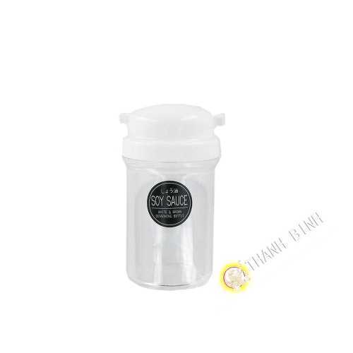 Pot à sauce bec verseur plastique blanc 5x11cm NAKAYA Japon