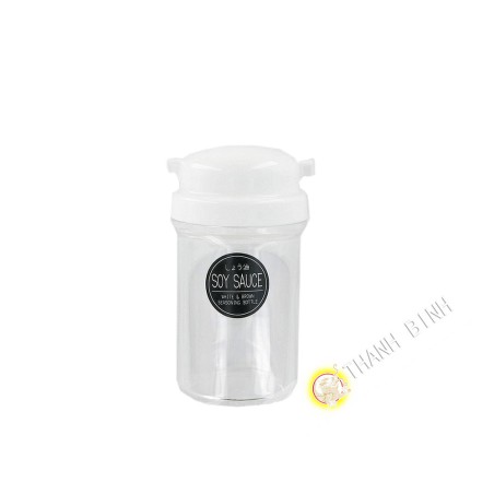 Pot à sauce bec verseur plastique blanc 5x11cm NAKAYA Japon