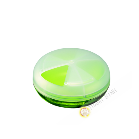 Doseuse à médicament vert Ø7,5cmx3,8cm INOMATA Japon