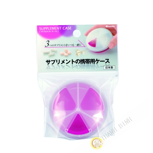 La dosificación para productos medicinales rosa Ø7,5cmx3,8cm INOMATA Japón