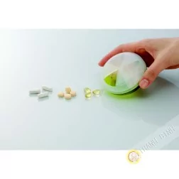 La dosificación para productos medicinales púrpura Ø7,5cmx3,8cm INOMATA Japón