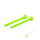 Clip / Klemme fest plastikbeutel grün, 3x19cm, los 2pcs INOMATA, Japan