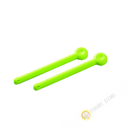 Clip / Morsetto farm bustina di plastica verde 3x19cm, un sacco di 2pcs INOMATA Giappone