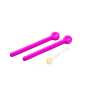 Clip / morsetto farm bustina di plastica rosa 3x19cm, un sacco di 2pcs INOMATA Giappone