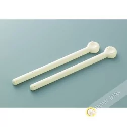 Clip / abrazadera de la granja de la bolsita de plástico de marfil 3x24cm, muchos de 2pcs INOMATA Japón