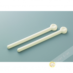 Clip / morsetto farm bustina di plastica avorio 3x24cm, un sacco di 2pcs INOMATA Giappone