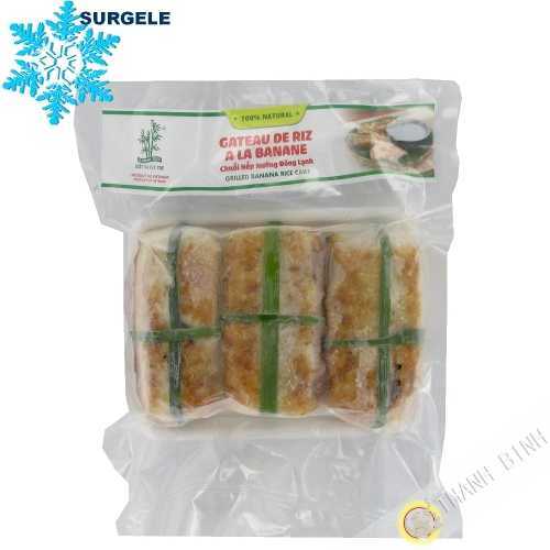 Rice cake with banana 3 BAMBOO 500g Vietnam - SURGELES