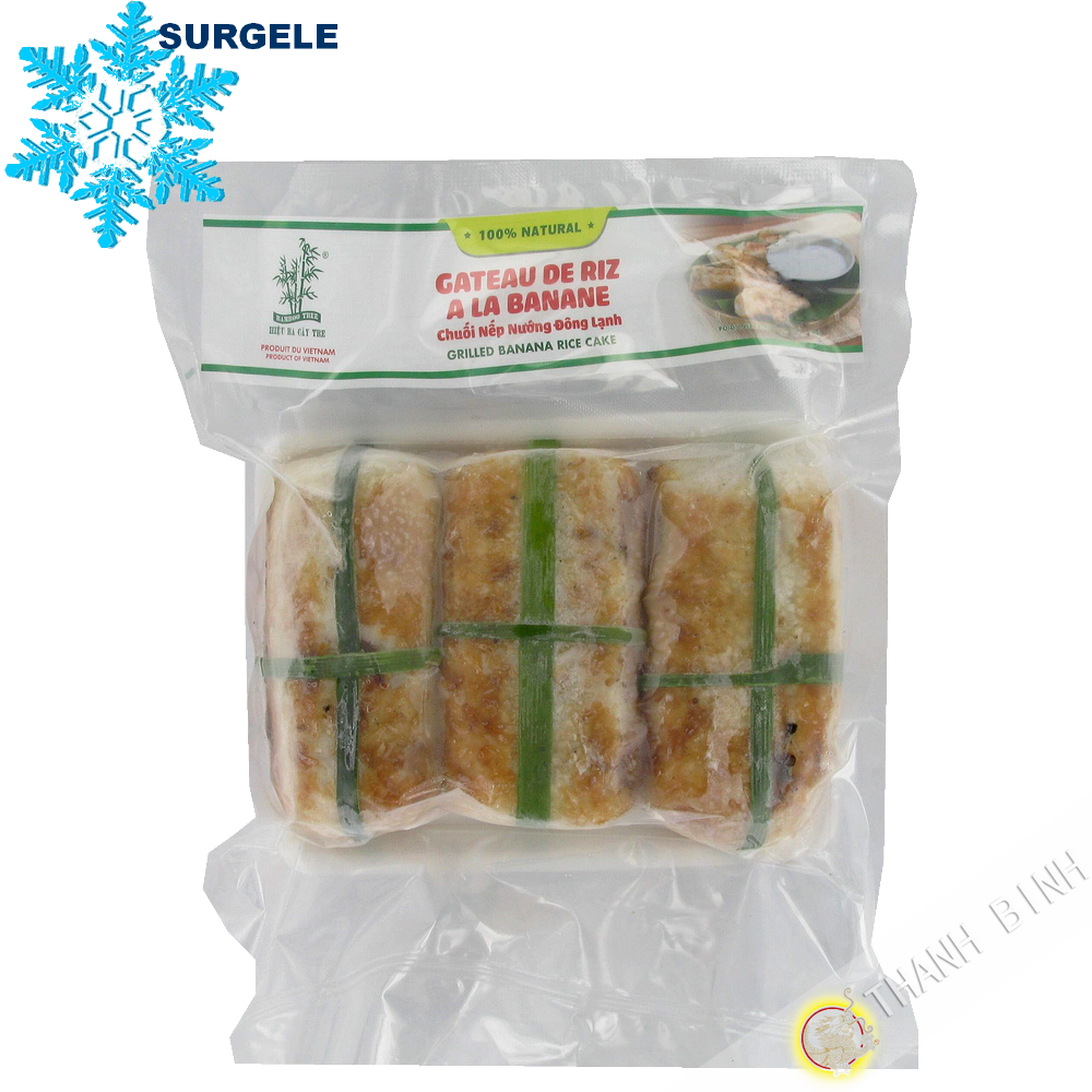 Gateau De Riz A La Banane 3 Bambou 500g Vietnam Surgeles Gateau De Riz A La Banane 3 Bambou 500g Vietnam Surgeles