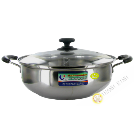 Pot fondue stainless steel 28cm JIN RONG FA China