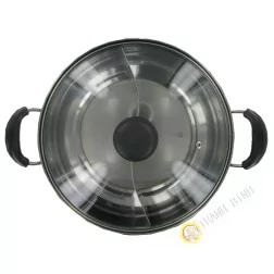 Marmite fondue d'acier inoxydable 28cm JIN RONG FA Chine