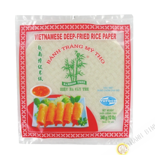 Rice cake 22cm for nems 3 BAMBOO 340g VIETNAM