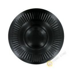 Pôt noir en terre cuit 17.50cm Corée