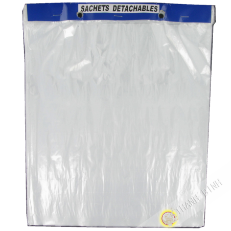 Sac plastique transparent GM 34x45cm 100pcs 600g Chine