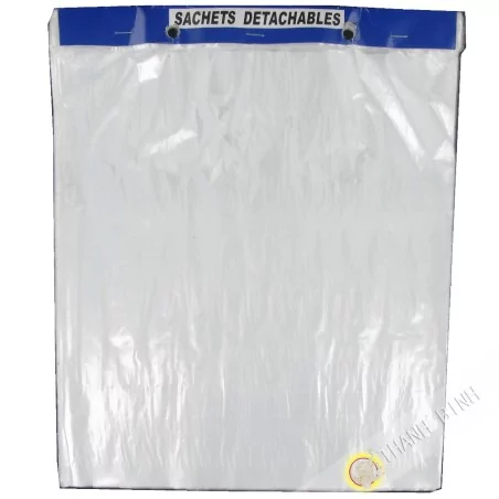 Tasche kunststoff transparent GM 34x45cm 100pcs 600g, China