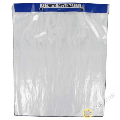 Sac plastique transparent GM 34x45cm 100pcs 600g Chine