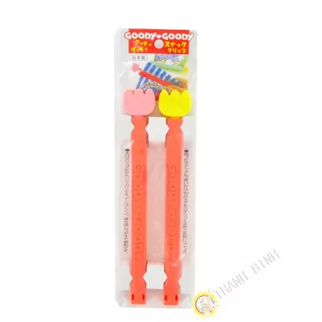 Adjunto clip de la bolsa de plástico 18.5 cm, mucho de 2pcs KOHBEC Japón