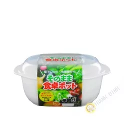 Box-food-rechteck mirco-welle 470ml 11x15xH6cm NAKAYA, Japan