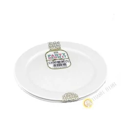 Assiette plate plastique pour fête, lot de 2pcs Ø17cm NAKAYA Japon