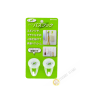 Crochet nhựa trắng phòng tắm 2 cái INOMATA Bản