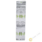 Clip / pince ferme sachet plastique vert 3x24,5cm, lot de 2pcs INOMATA Japon Clip / pince ferme sachet plastique vert 3x24,5cm, lot de 2pcs INOMATA Japon