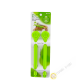 Clip / Klemme fest plastikbeutel grün, 3x19cm, los 2pcs INOMATA, Japan