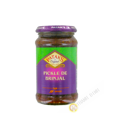 Brinjal Aubergine pickle PATAK 312g United Kingdom