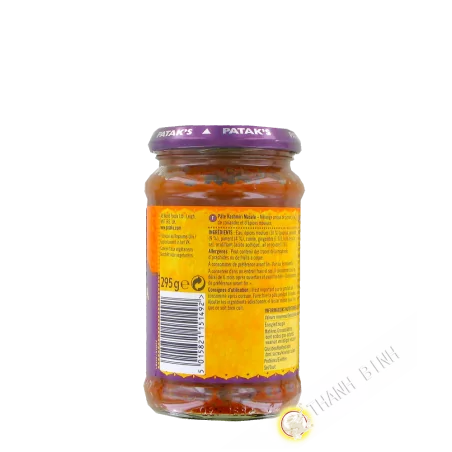 Bột nhão Kashimiri Masala PATAK'S 295g Vương quốc Anh