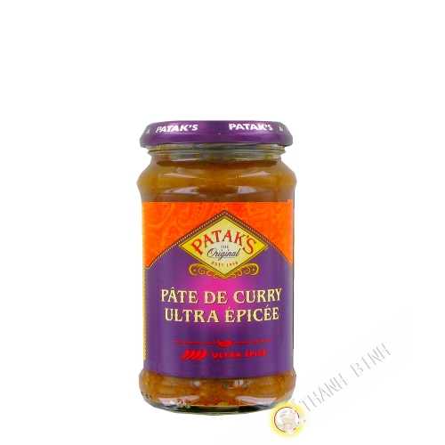 Curry paste extra hot PATAK'S 283g Royaume-Uni