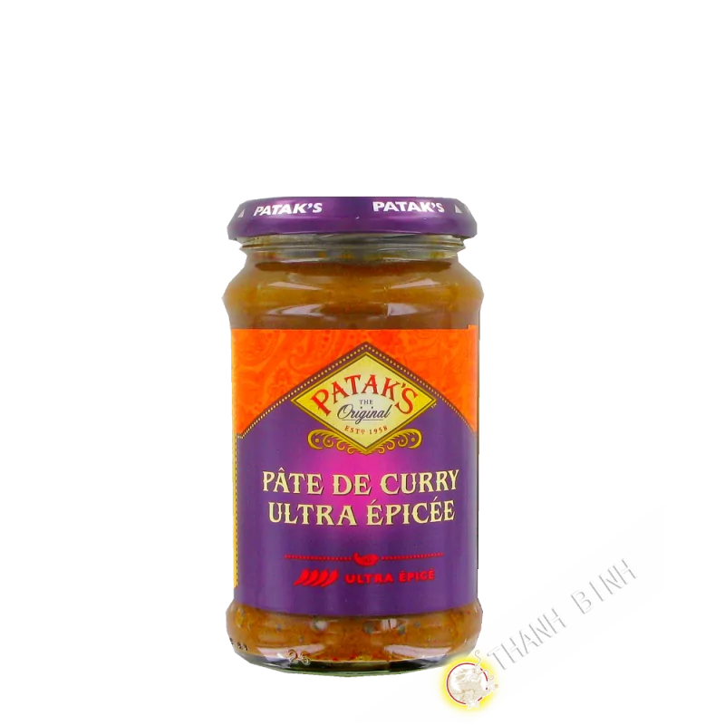 Pasta de Curry extra caliente PATAK 283 g Reino Unido