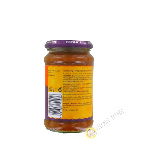 Curry paste extra hot PATAK'S 283g Royaume-Uni