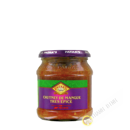 Hot Mango chutney PATAK'S 340g United Kingdom