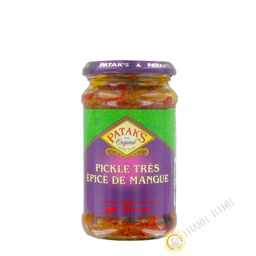 Mango pickle Hot PATAK'S 283g Royaume-Uni