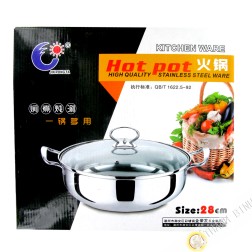 Pot fondue stainless steel 28cm JIN RONG FA China
