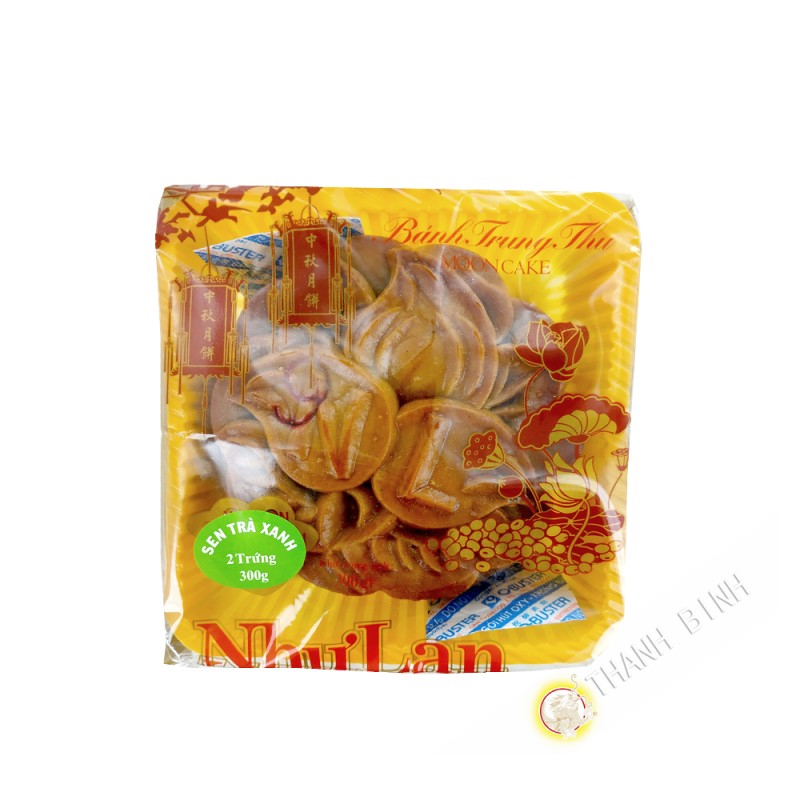 Cake of moon lotus + green tea NHU LAN 300g Vietnam