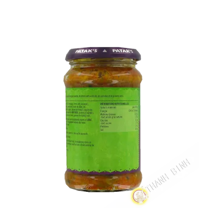 Hỗn hợp dưa chua dán PATAK'S 283g Vương quốc Anh