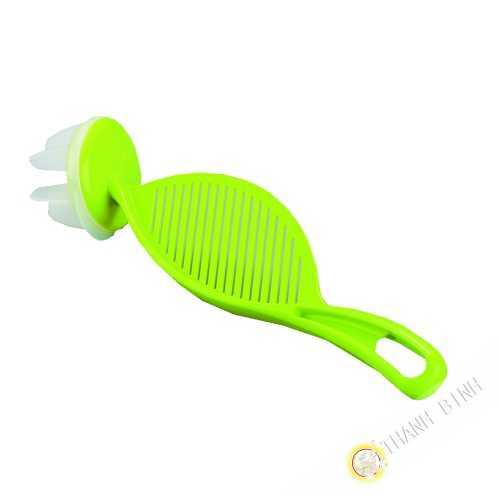 Laveuse à riz manuelle plastique vert Ø6x28cm INOMATA Japon