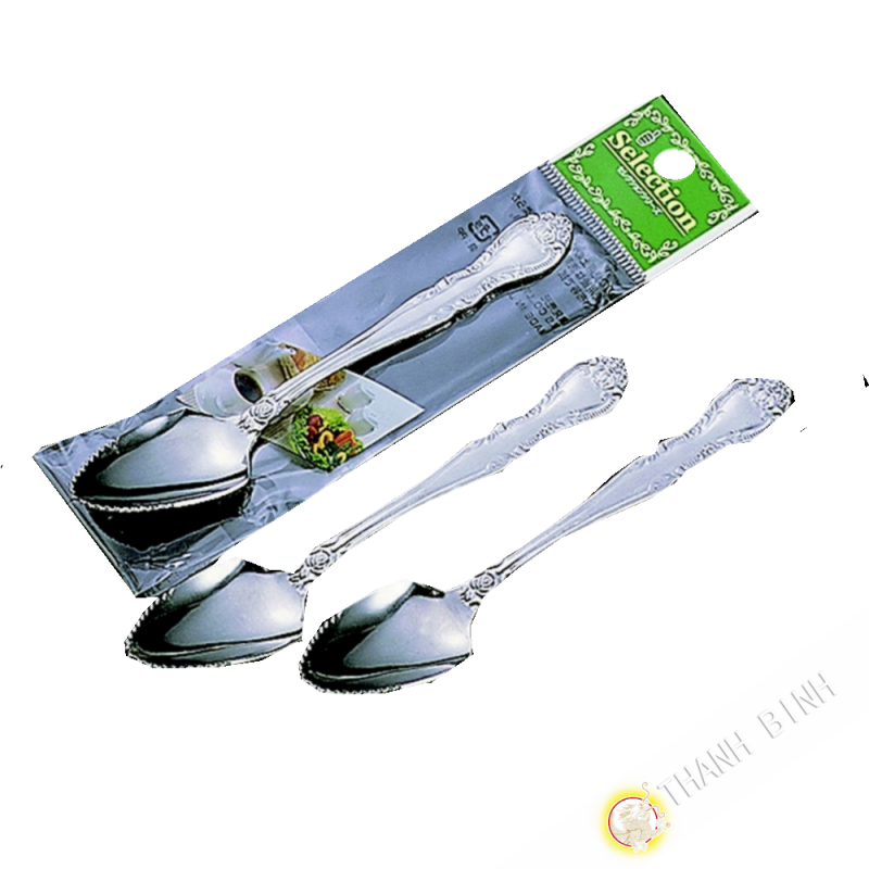 Muỗng trà cho bưởi, lô 3pc thép không gỉ 13cm KOHBEC Bản Muỗng trà cho bưởi, lô 3pc thép không gỉ 13cm KOHBEC Bản