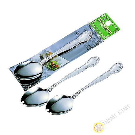Tea spoon for melon, lot of 3pcs stainless steel 13cm KOHBEC Japan