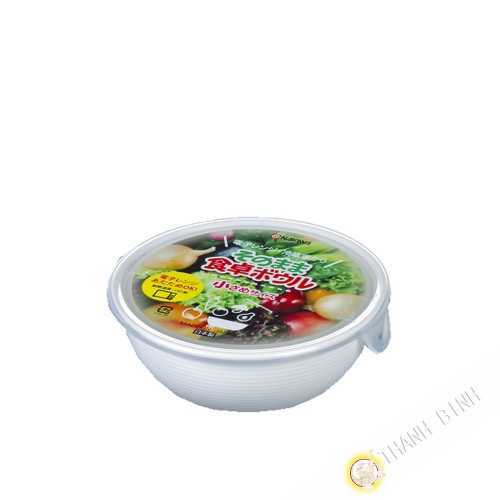 Boîte alimentaire rond micro-onde 480ml PM Ø14xH5cm NAKAYA Japon