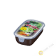 Boîte alimentaire rectangle micro-onde 500ml 10x16xH5cm NAKAYA Japon