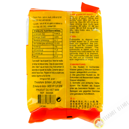 Nouille aux oeufs large DRAGON OR 400g