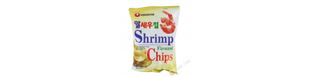Chips beignet saveur crevettes NONGSHIM 75g Corée