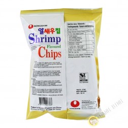 Chips beignet saveur crevettes NONGSHIM 75g Corée