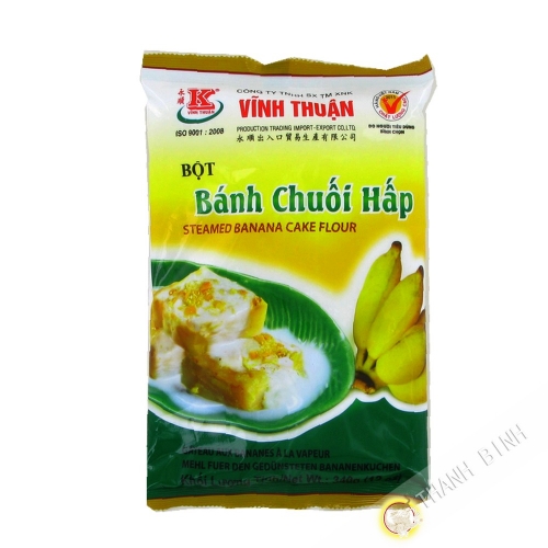 Flour cake banana steam VINH THUAN 340g Vietnam
