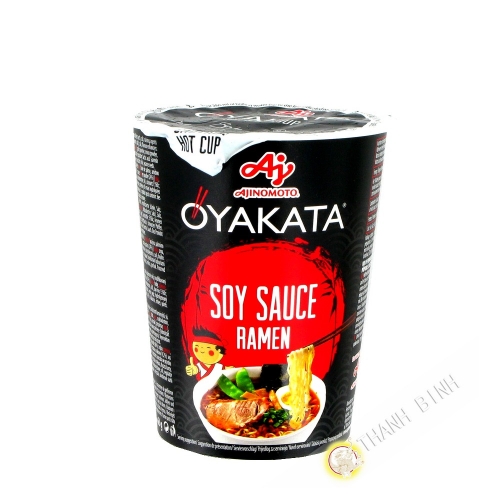 Sopa de fideos Ramen Shoyu Oyakata taza de AJINOMOTO 63G Japón